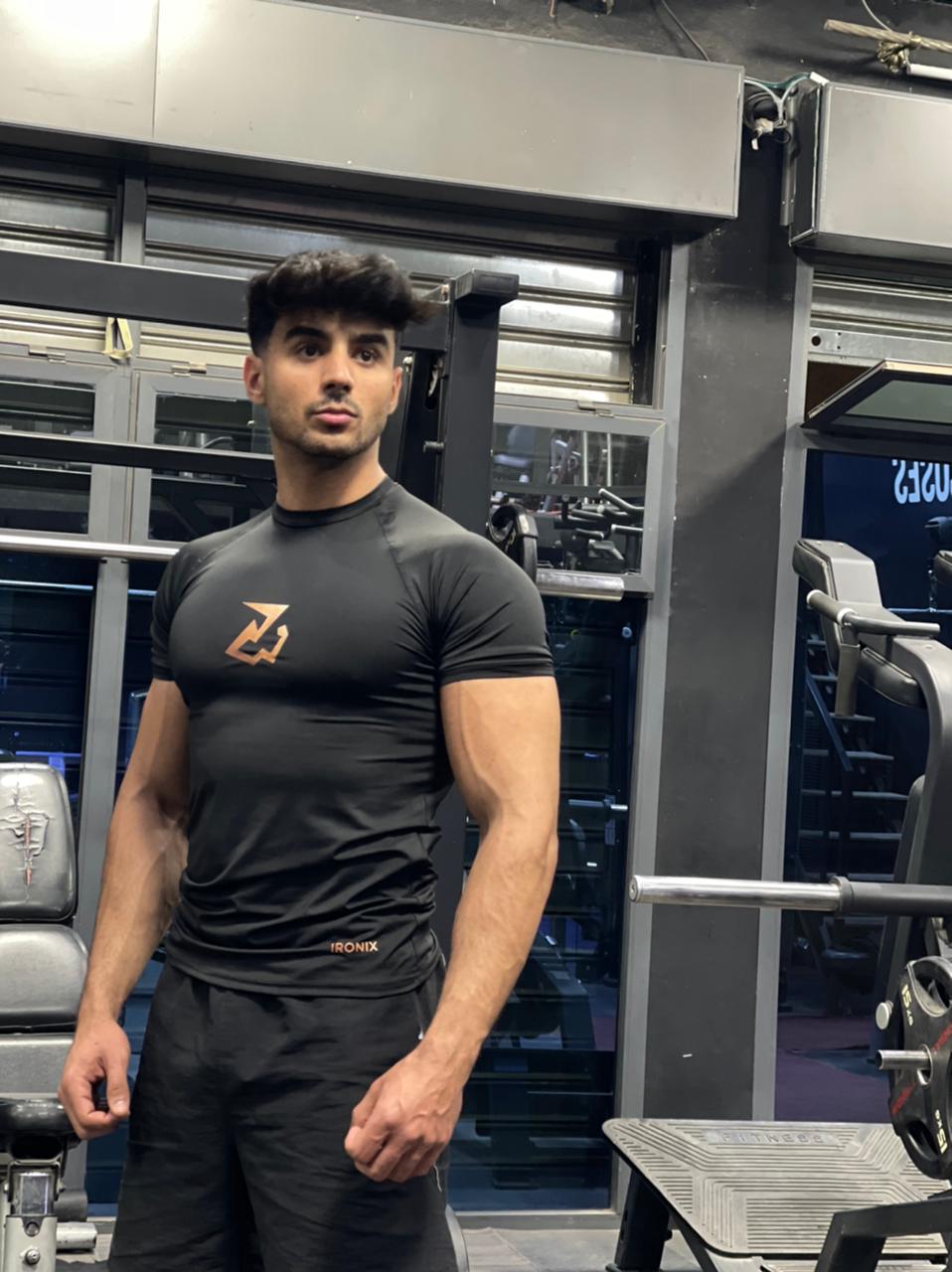 IRONIX Short-Sleeve Shirt Tech Series - Black