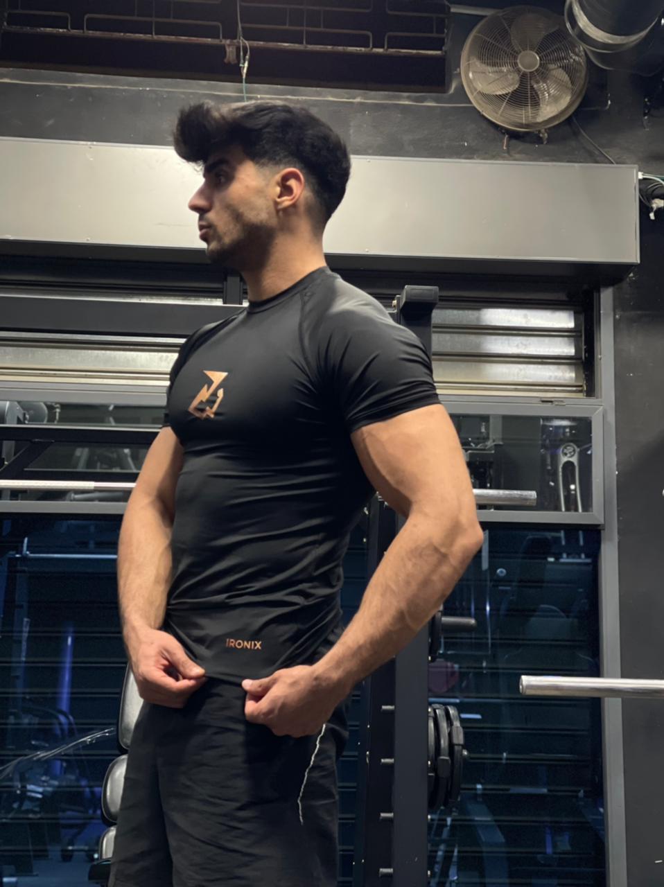 IRONIX Short-Sleeve Shirt Tech Series - Black