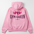 PREMIUM OVERSIZED GYM HOODIE -GYM QUEEN- PINK